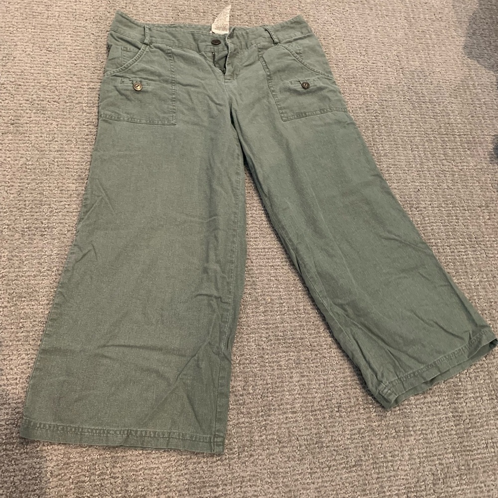 Sage green capris